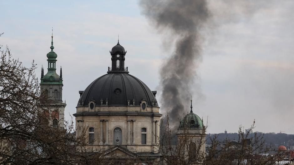 Russian attack on World Heritage sites in Ukrainian city of Lviv causes uproar