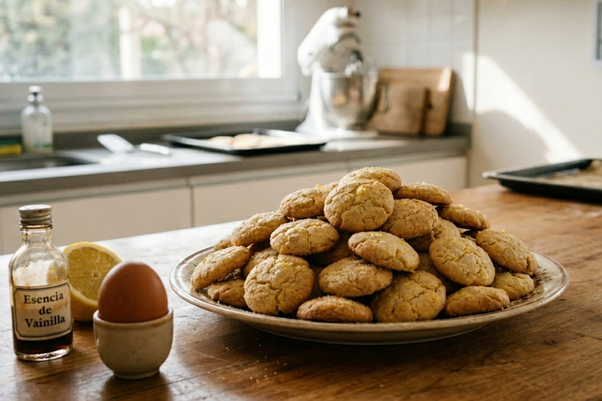 Cómo hacer 50 galletitas caseras con un solo huevo y en tiempo récord