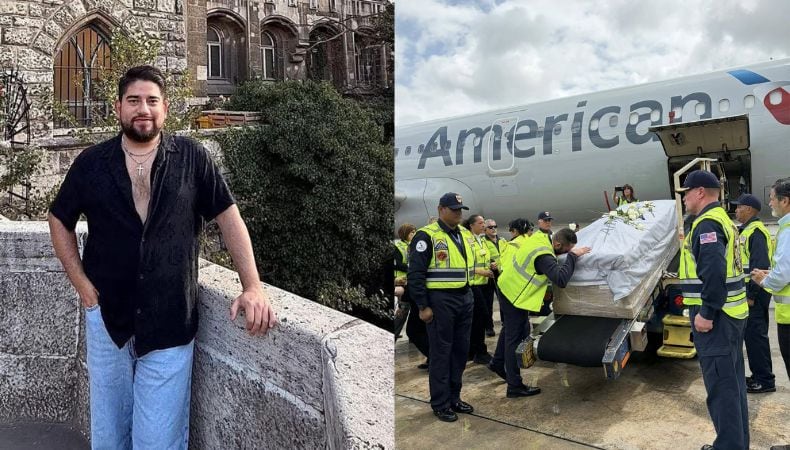 Caso Eric Gutiérrez Molina: Cuerpo del auxiliar de vuelo salvadoreño es repatriado y despedido en Dallas