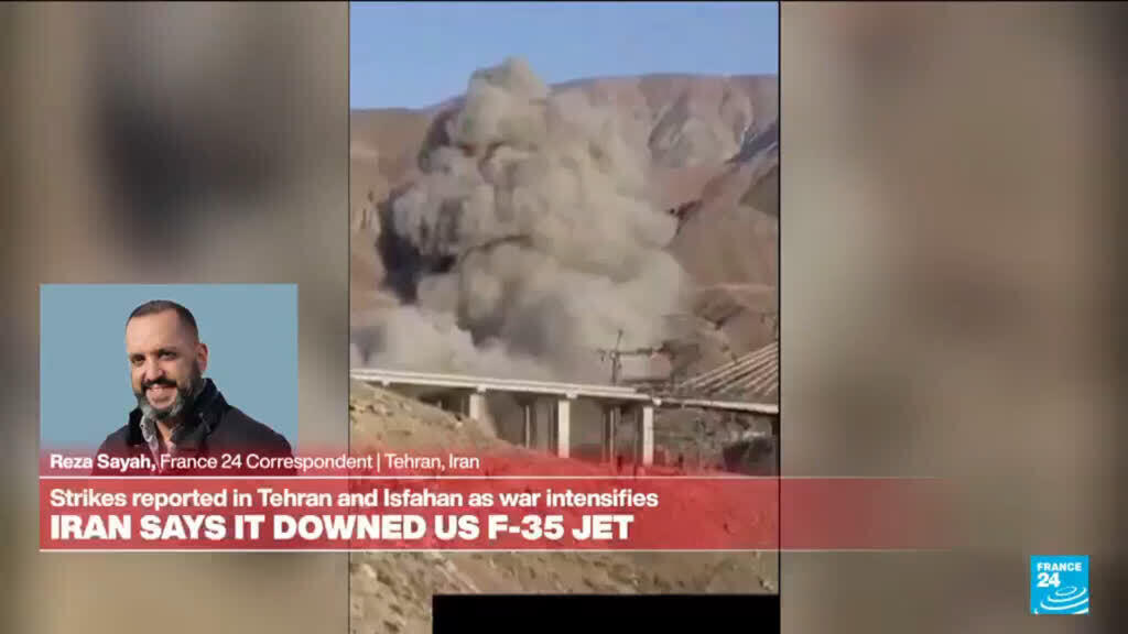 Iran`s Islamic Revolutionary Guard Corps says it struck US F-35 jet