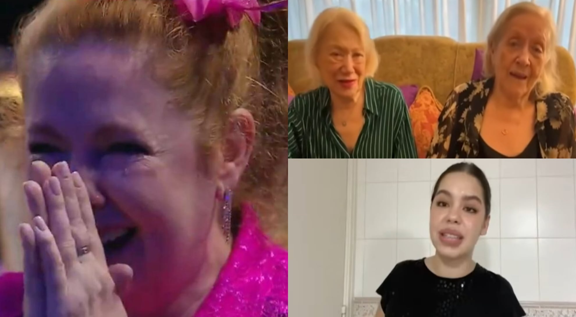 Andrea del Boca se emocionó en Gran Hermano por los saludos de su mamá de 95 años, su tía y su hija: “Son mi motor”