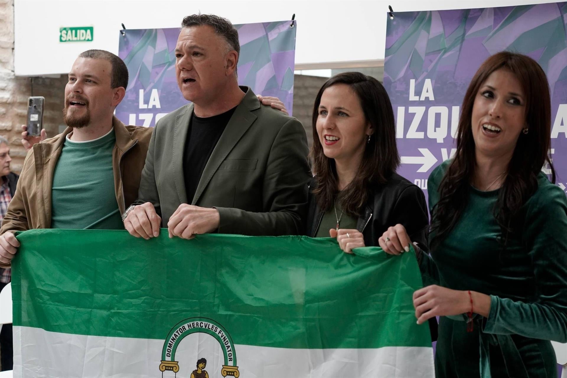 Podemos confirma que se presentará con Por Andalucía junto a Izquierda Unida y Sumar para las elecciones del 17M