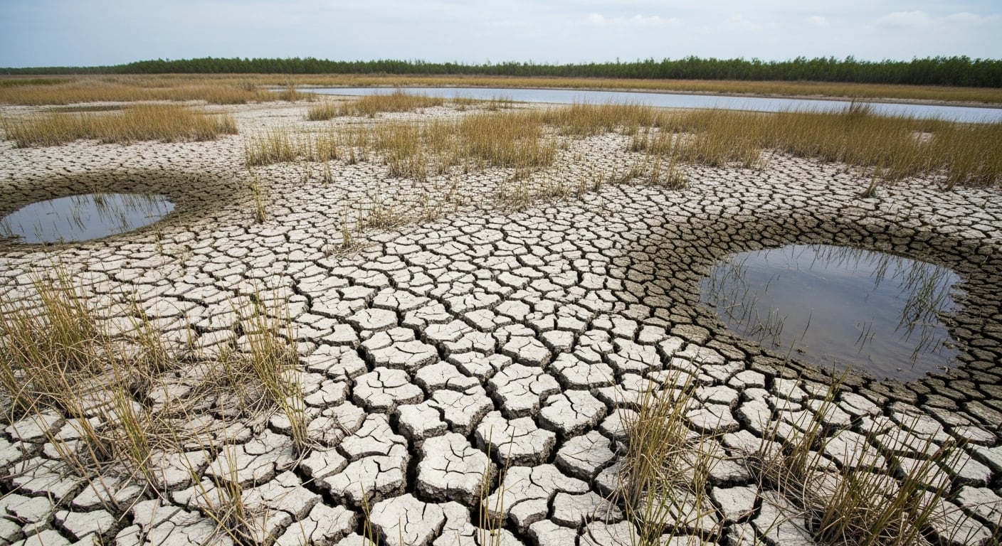 Las lluvias recientes no logran acabar con la sequía en el sur de Florida y el riesgo para el agua potable persiste