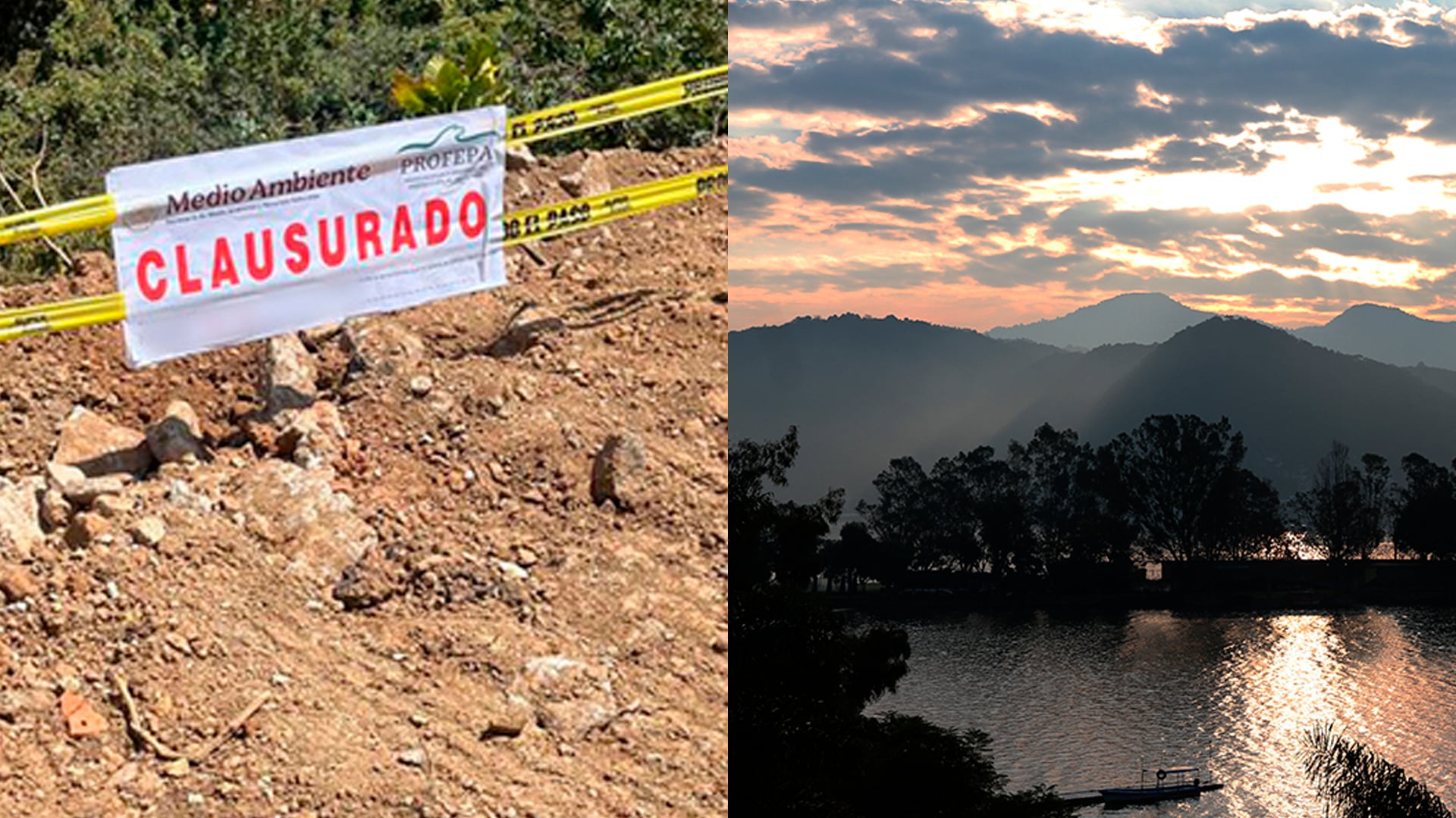 Profepa cancela obras sin autorización en áreas naturales protegidas de Valle de Bravo, Edomex