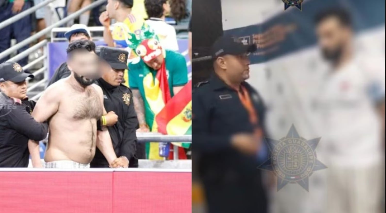 Policía de Nuevo León se vuelve viral por hablar inglés perfecto con aficionado detenido en Monterrey